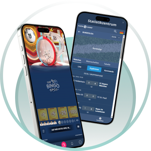 Genieße eine stabile Performance bei Live-Spielen und Statistiken in der Platin Casino App.