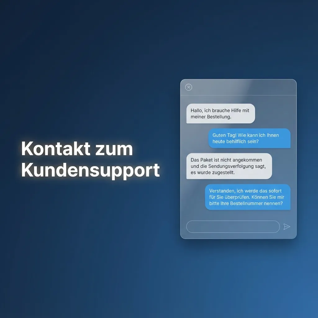 Grafik zu „Kontakt zum Kundensupport“ mit Symbolen für E-Mail, Live-Chat, Kontaktformular und FAQ von Platin Casino