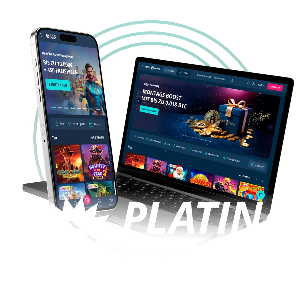 Besuchen Sie die Startseite für aktuelle Angebote im Platin Casino.