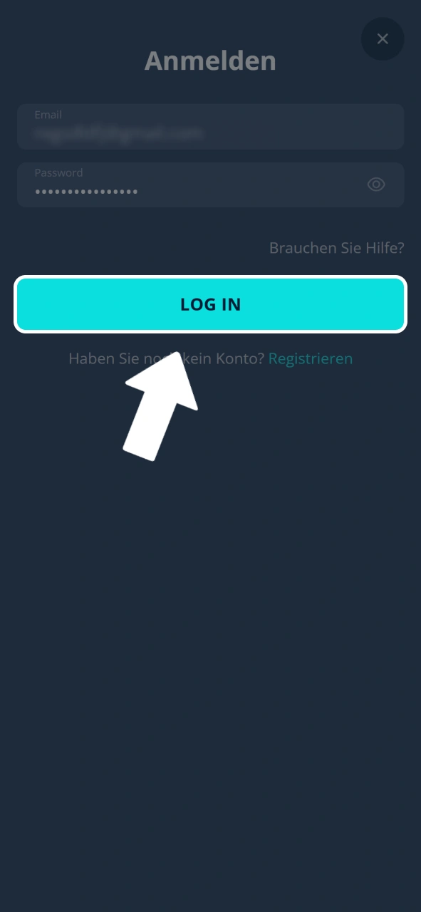 Schließe den Login ab und spiele direkt bei Platin Casino.