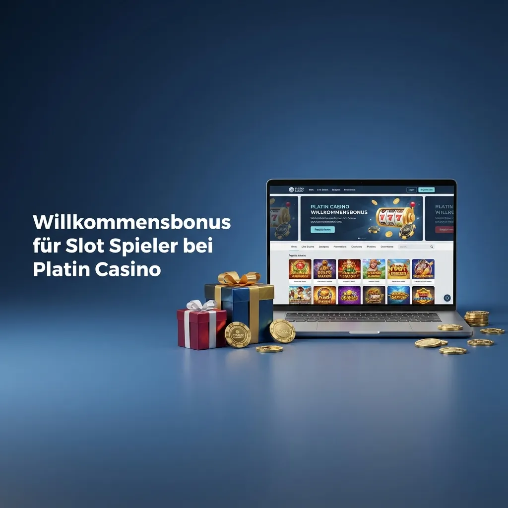 Banner zeigt 2.000 € Bonusgeld, 200 Freispiele und Slot-Symbole als Willkommensangebot für neue Platin Casino Spieler
