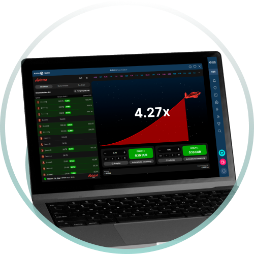 Verfolge den Flug live und sichere dir hohe Multiplikatoren im Platin Casino.