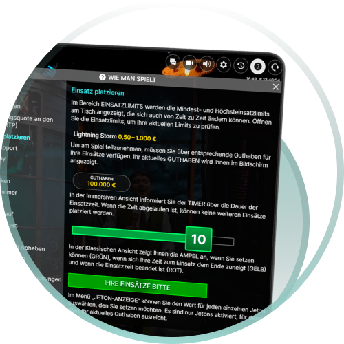 Passe deine Einsätze flexibel an und spiele nach deinem Budget im Platin Casino.