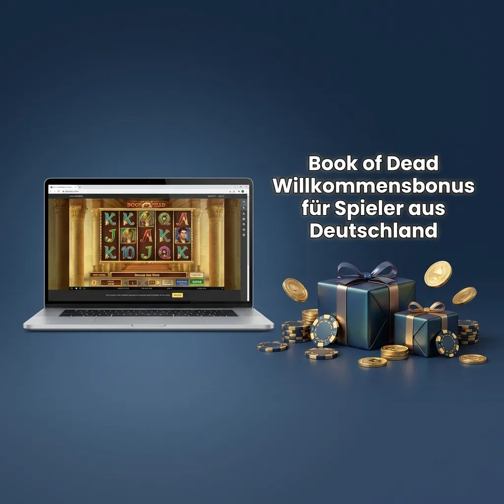 Platin Casino welcome bonus for German players: up to €2,000 plus 200 free spins for Book of Dead slot game