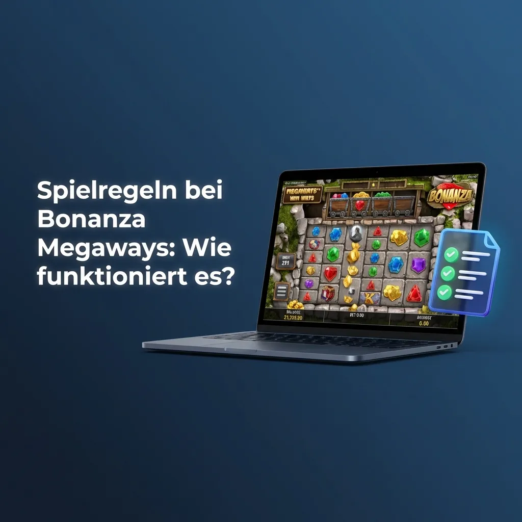 Bonanza Megaways slot game interface showing variable reel system with cascading symbols and multiplier feature