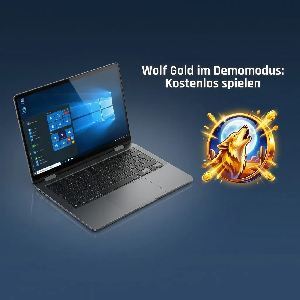 Wolf Gold slot game demo mode interface showing reels, bonus features, and virtual credits at Platin Casino