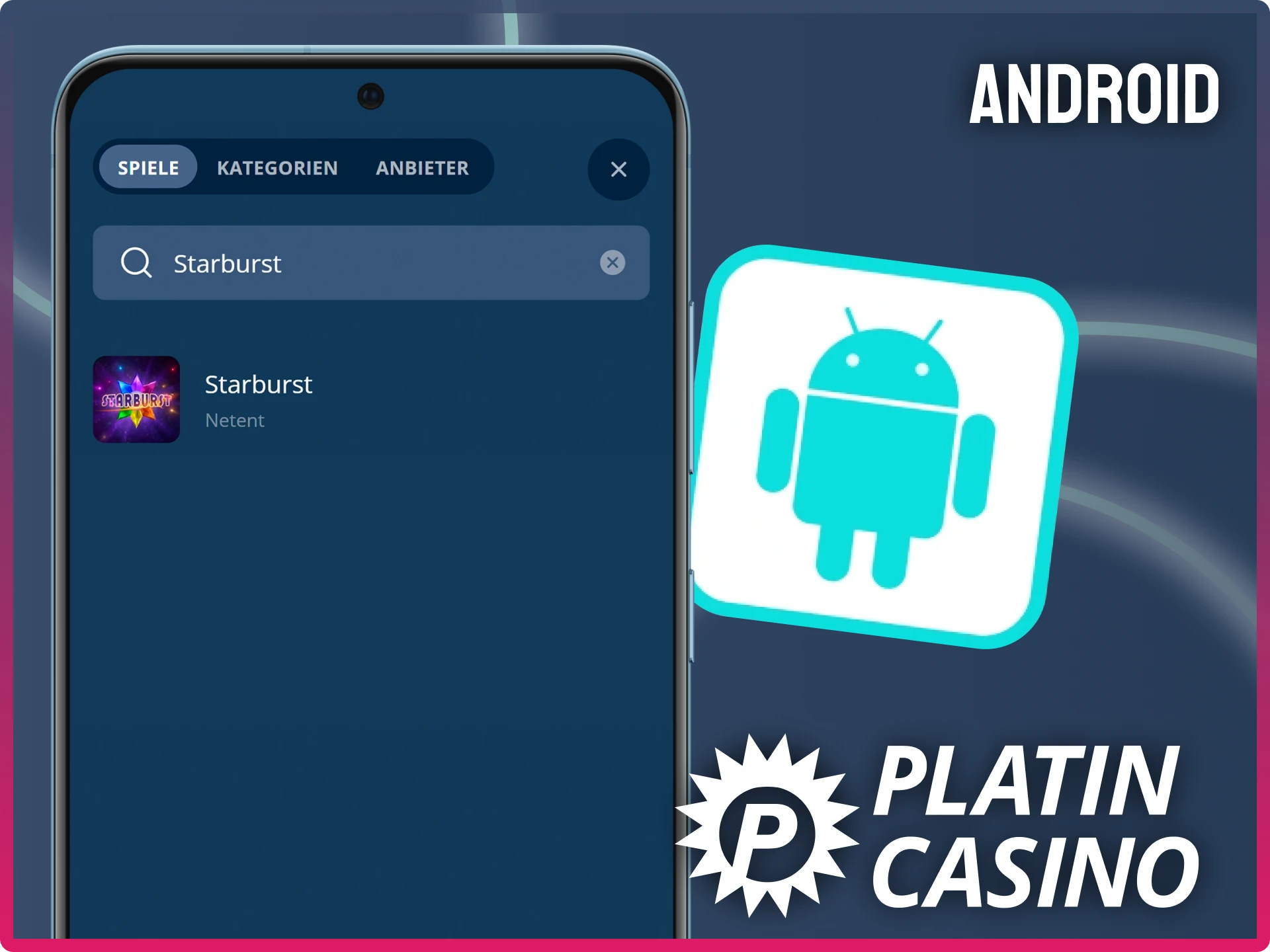 Laden Sie die Platin Casino Android APK in 4 einfachen Schritten herunter, um Starburst auch unterwegs zu genießen.